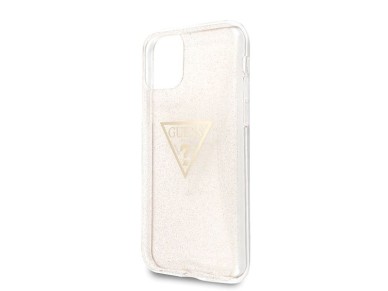 Guess GUHCN58SGTLGO iPhone 11 Pro gold/gold hard case Glitter Triangle Guess GUHCN58SGTLGO iPhone 11 Pro gold/gold hard case Glitter Triangle