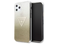 Guess GUHCN65SGTLGO iPhone 11 Pro Max gold/gold hard case Glitter Triangle