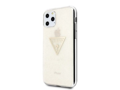 Guess GUHCN58SGTLGO iPhone 11 Pro gold/gold hard case Glitter Triangle Guess GUHCN58SGTLGO iPhone 11 Pro gold/gold hard case Glitter Triangle