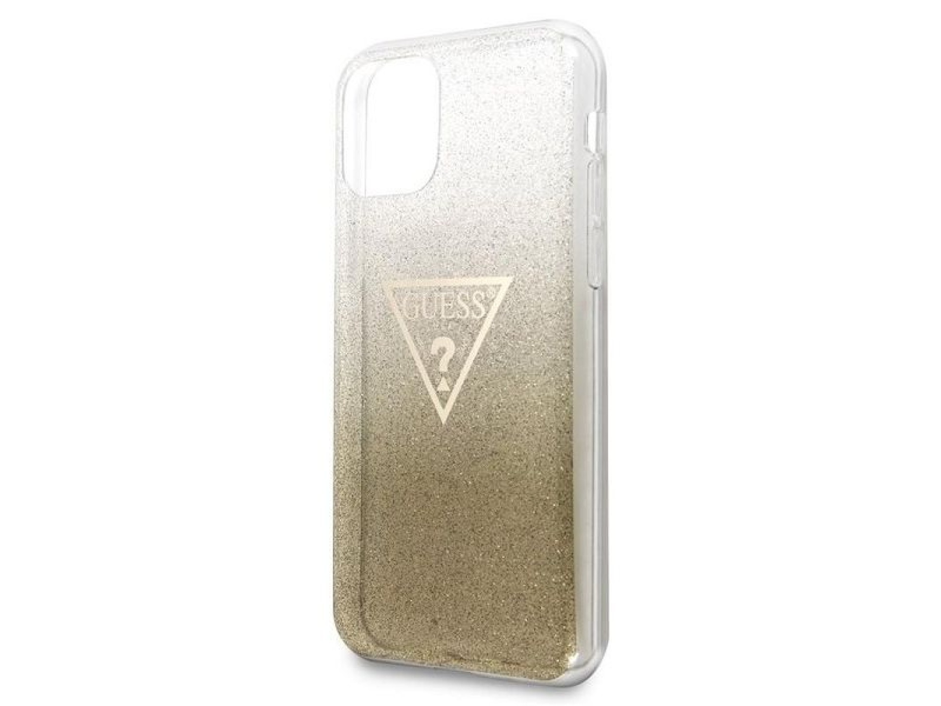 Guess GUHCN65SGTLGO iPhone 11 Pro Max gold/gold hard case Glitter Triangle