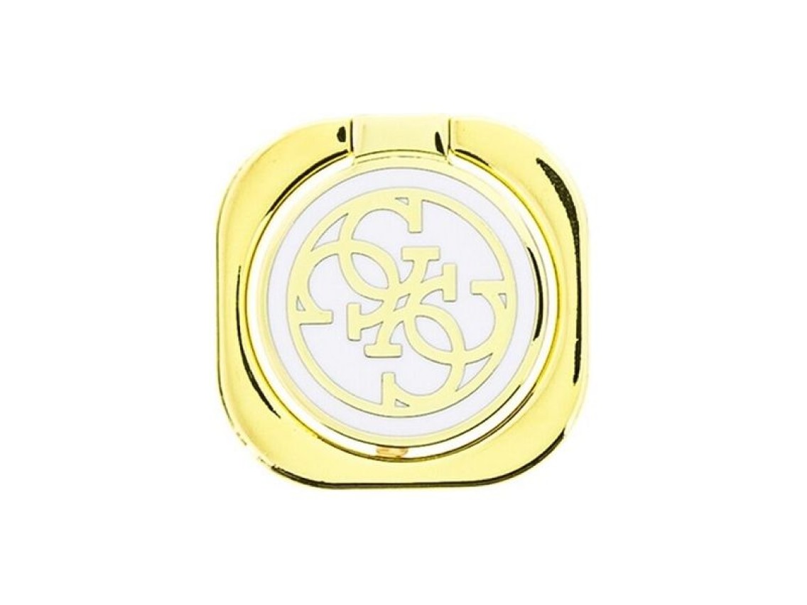 Suporte para anéis Guess GURSEQGWH dourado e branco /dourado e branco 4G