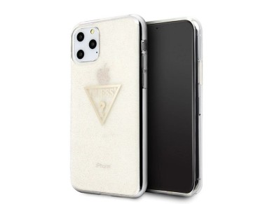 Guess GUHCN58SGTLGO iPhone 11 Pro gold/gold hard case Glitter Triangle Guess GUHCN58SGTLGO iPhone 11 Pro gold/gold hard case Glitter Triangle