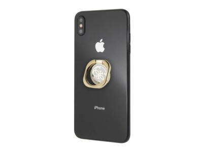Suporte para an�is Guess GURSEQGWH dourado e branco /dourado e branco 4G