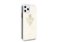 Guess GUHCN58SGTLGO iPhone 11 Pro gold/gold hard case Glitter Triangle Guess GUHCN58SGTLGO iPhone 11 Pro gold/gold hard case Glitter Triangle