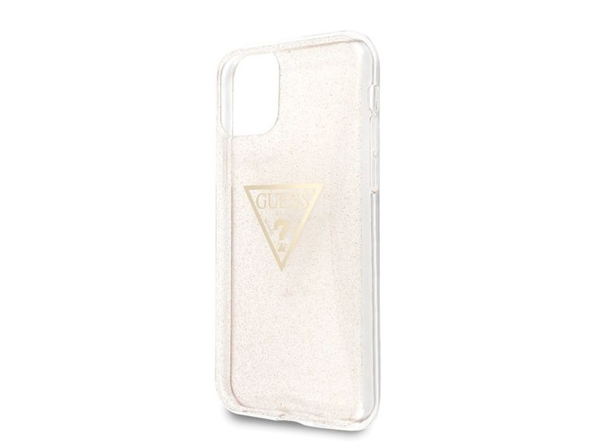 Guess GUHCN58SGTLGO iPhone 11 Pro gold/gold hard case Glitter Triangle