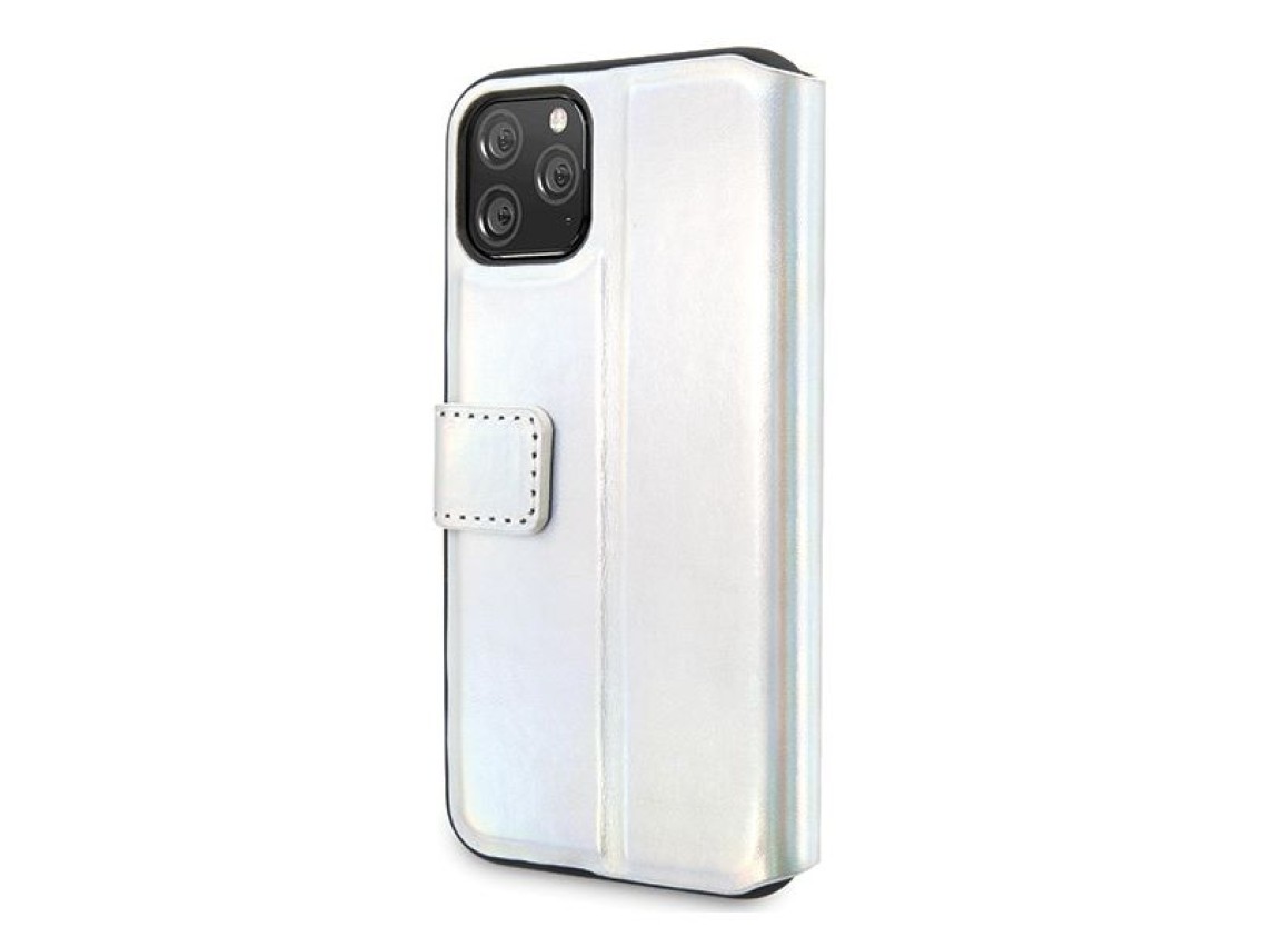 Guess GUFLBKN65BLD iPhone 11 Pro Max silver/silver book Iridescent