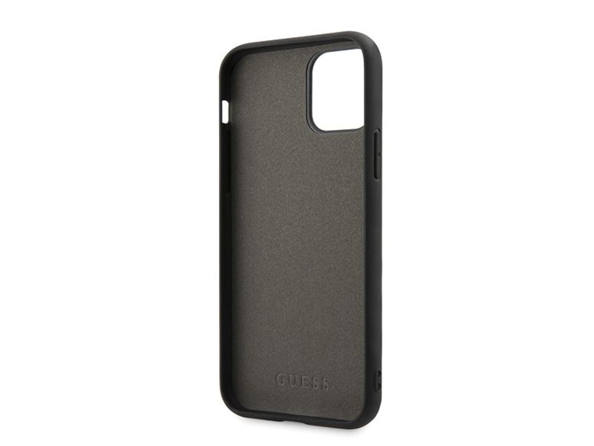Capa rígida Guess GUHCN58BLD para iPhone 11 Pro, prata/prata iridescente.