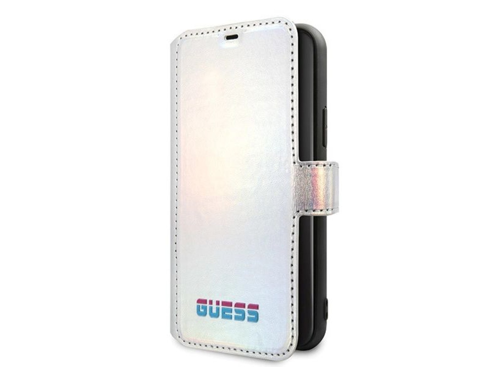Capa Guess GUFLBKN58BLD para iPhone 11 Pro prateada/prateada iridescente