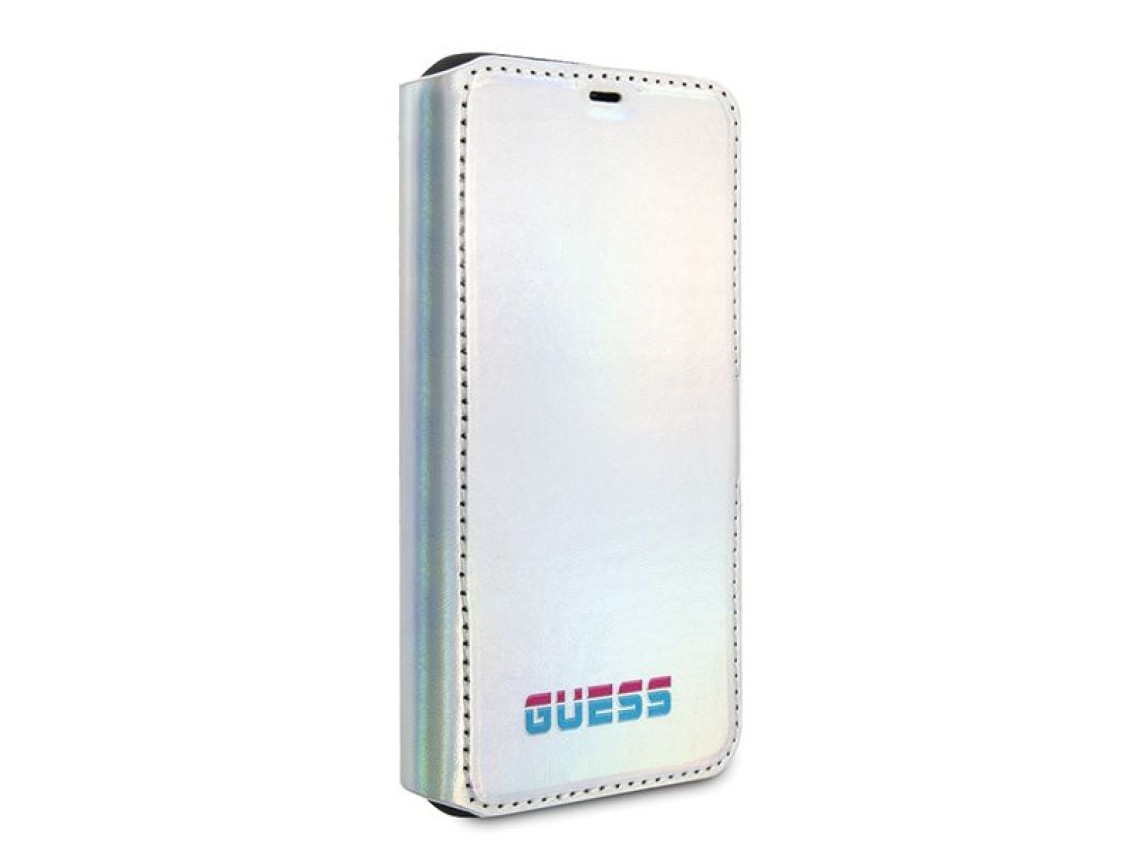 Guess GUFLBKN65BLD iPhone 11 Pro Max silver/silver book Iridescent