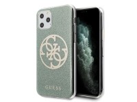 Guess GUHCN65PCUGLKA iPhone 11 Pro Max khaki hard case 4G Circle Glitter