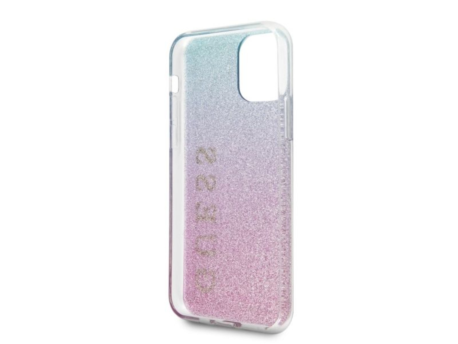Guess GUHCN65PCUGLPBL iPhone 11 Pro Max rose blue/pink blue hard case Glitter Gradient