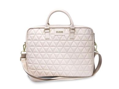 Bolsa acolchoada Guess para laptop de 16" - rosa Bolsa acolchoada Guess para laptop de 16" - rosa