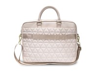 Bolsa acolchoada Guess para laptop de 16" - rosa