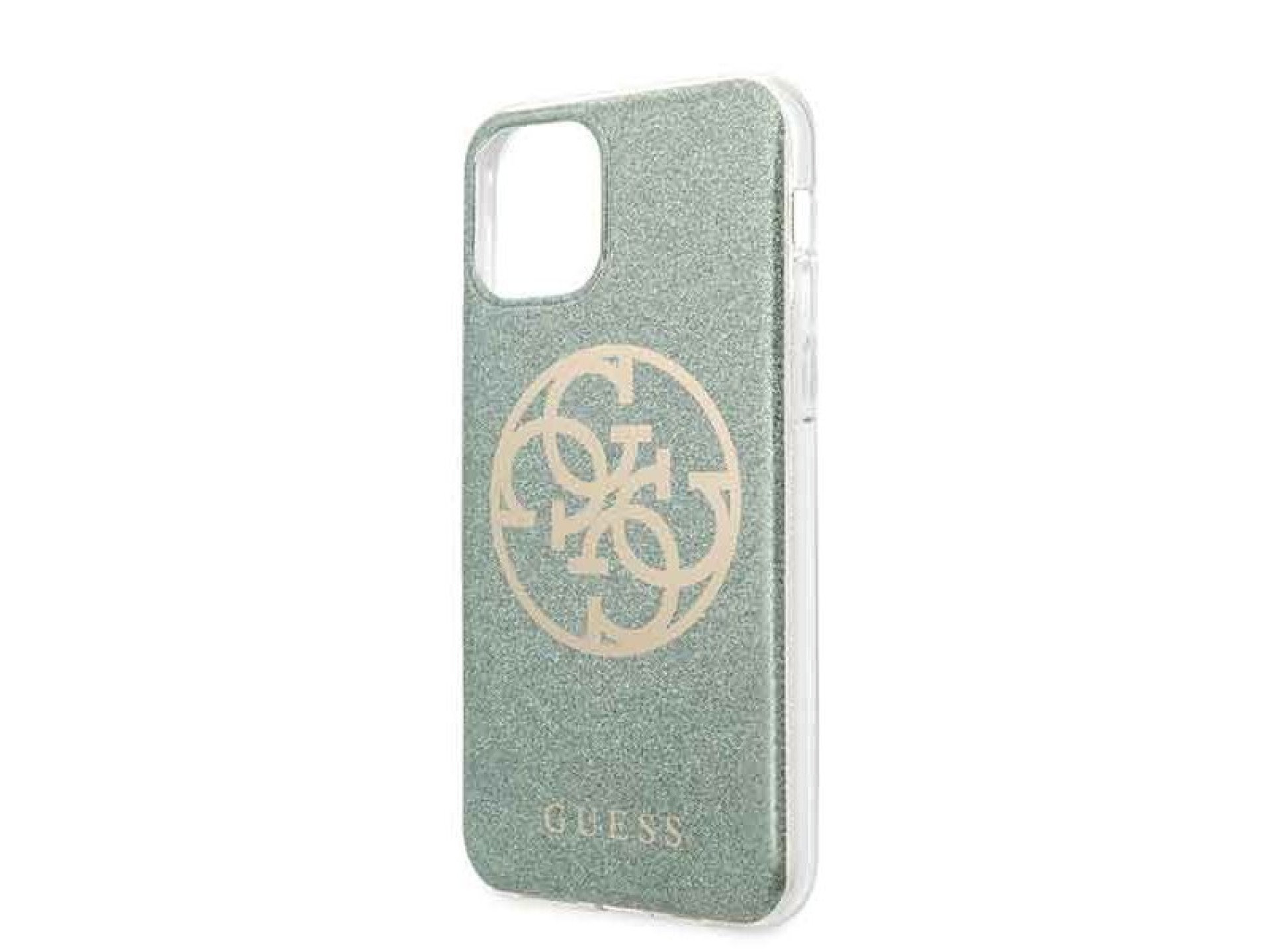 Guess GUHCN58PCUGLKA iPhone 11 Pro khaki hard case 4G Circle Glitter
