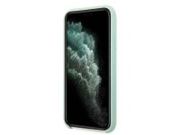 Funda rígida Guess GUHCN58LSLMGG para iPhone 11 Pro, color verde/verde, de silicona con logo dorado Funda rígida Guess GUHCN58LSLMGG para iPhone 11 Pro, color verde/verde, de silicona con logo dorado