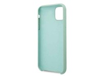 Funda rígida Guess GUHCN58LSLMGG para iPhone 11 Pro, color verde/verde, de silicona con logo dorado Funda rígida Guess GUHCN58LSLMGG para iPhone 11 Pro, color verde/verde, de silicona con logo dorado
