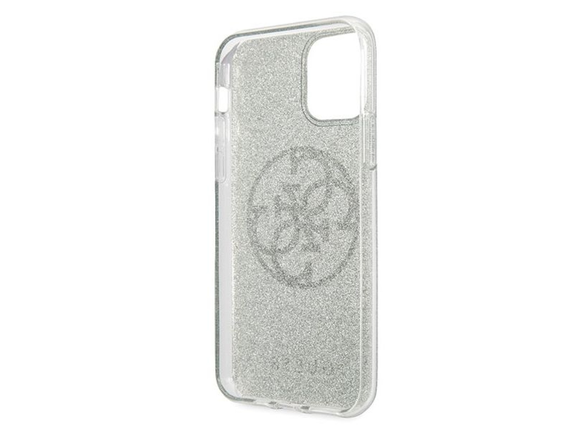 Guess GUHCN65PCUGLKA iPhone 11 Pro Max khaki hard case 4G Circle Glitter