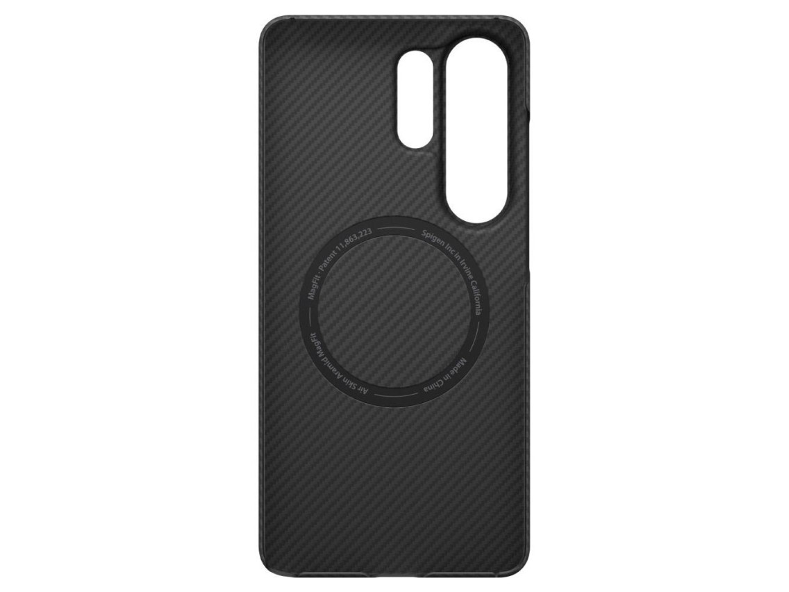 Funda Spigen AirSkin Aramid Mag MagSafe para Samsung Galaxy S26 Ultra - Negra