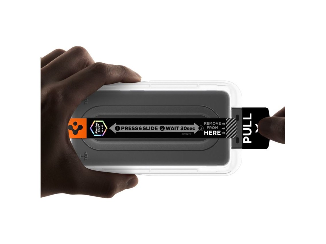 Paquete de 2 protectores de pantalla de vidrio templado antirreflejos Spigen Glas.tR EZ Fit Pro AC p