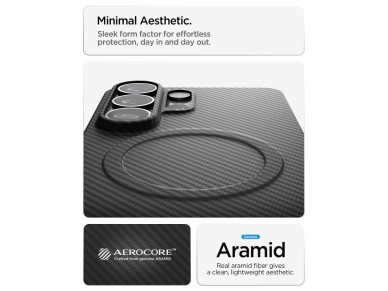 Spigen AirSkin Aramid Mag MagSafe Case for Samsung Galaxy S26 Ultra - Black Spigen AirSkin Aramid Mag MagSafe Case for Samsung Galaxy S26 Ultra - Black