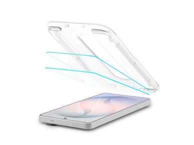 Paquete de 2 protectores de pantalla de vidrio templado antirreflejos Spigen Glas.tR EZ Fit Pro AC p