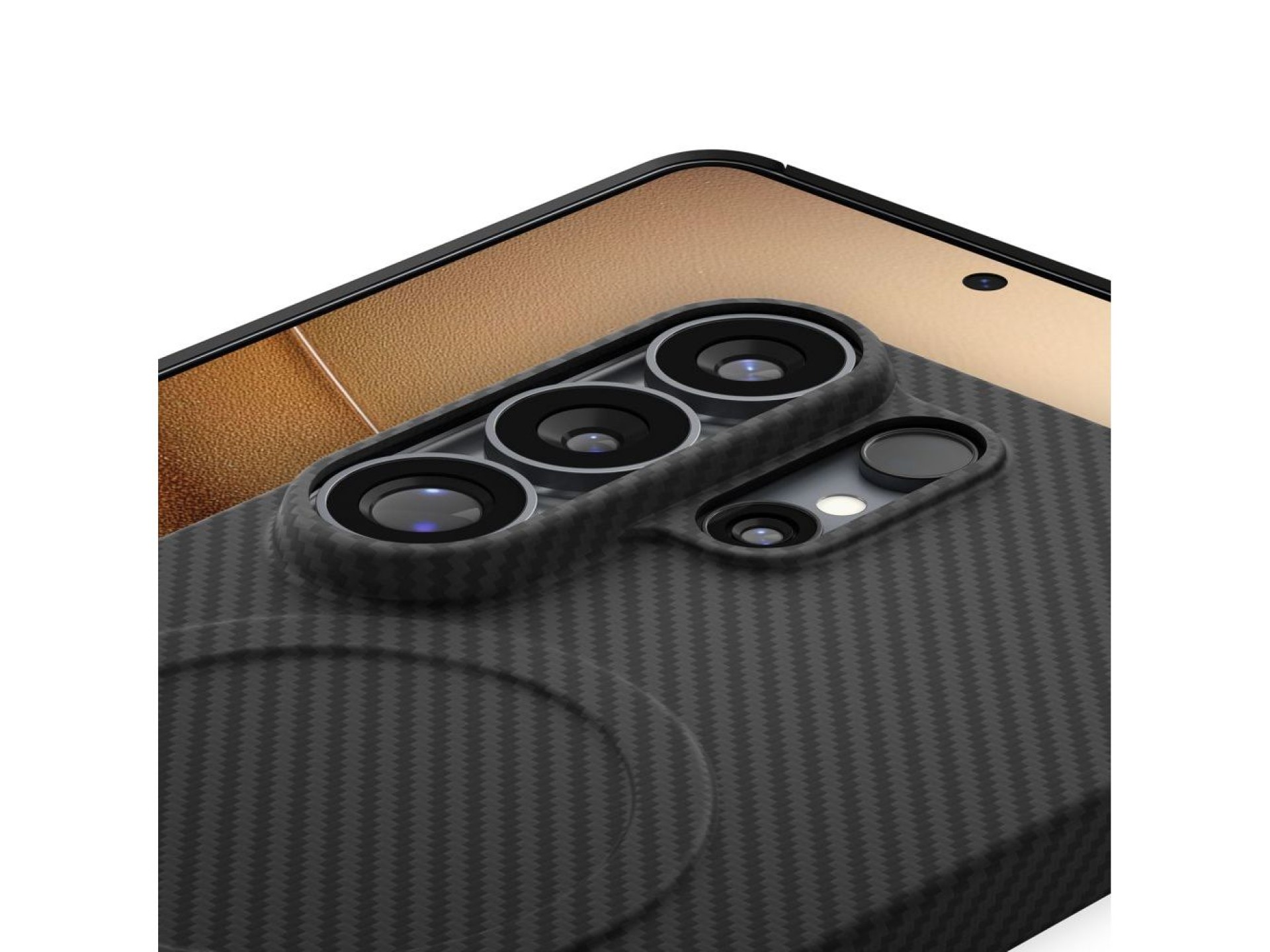 Funda Spigen AirSkin Aramid Mag MagSafe para Samsung Galaxy S26 Ultra - Negra