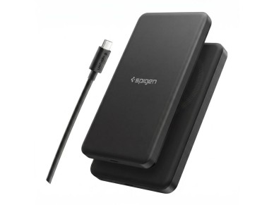 Spigen Essential EA2205MQ 5000MAH 22.5W QI2 Power Bank - Black Spigen Essential EA2205MQ 5000MAH 22.5W QI2 Power Bank - Black