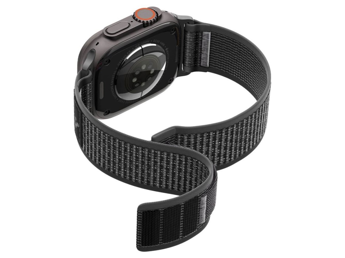 Pulseira Spigen Athlex Air 2 para Apple Watch 44/45/46/49mm - Preta e Cinza