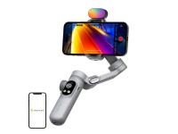 Gimbal AOCHUAN X Pro com ilumina��o RGB (cinza)