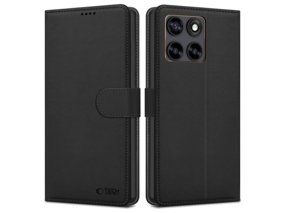 Tech-Protect Wallet Case for Motorola Edge 70 Fusion / Fusion + 5G - Black