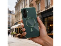 Funda Tech-Protect MagFlex MagSafe para Samsung Galaxy A37 5G - Verde transparente