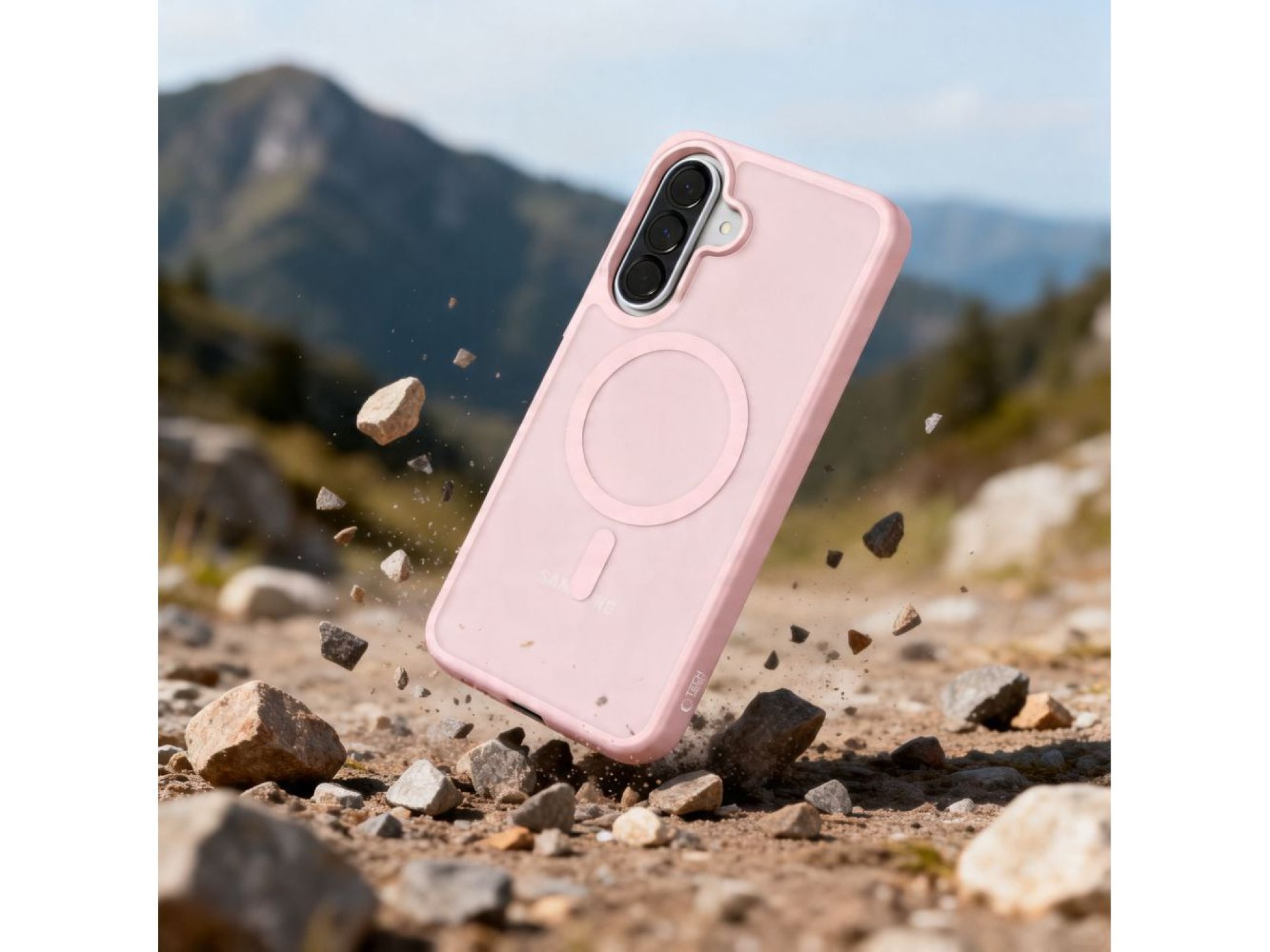 Tech-Protect Magmat MagSafe Case for Samsung Galaxy A36 / A56 / A37 5G - Matte Pink