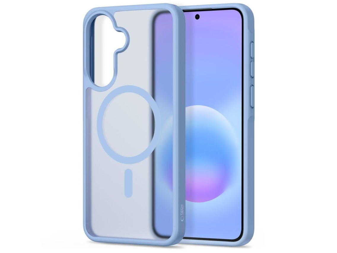 Capa Tech-Protect Magmat MagSafe para Samsung Galaxy A57 5G - Azul Fosco