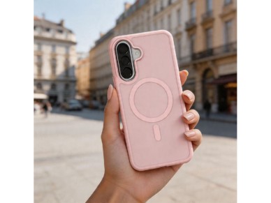 Funda Tech-Protect Magmat MagSafe para Samsung Galaxy A36 / A56 / A37 5G - Rosa mate Funda Tech-Protect Magmat MagSafe para Samsung Galaxy A36 / A56 / A37 5G - Rosa mate