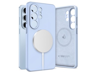 Tech-Protect Silicone MagSafe Case for Samsung Galaxy S26 Ultra - Blue