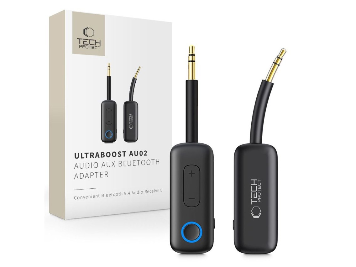 Adaptador de �udio Bluetooth 5.4 Tech-Protect Ultraboost AU02 - preto