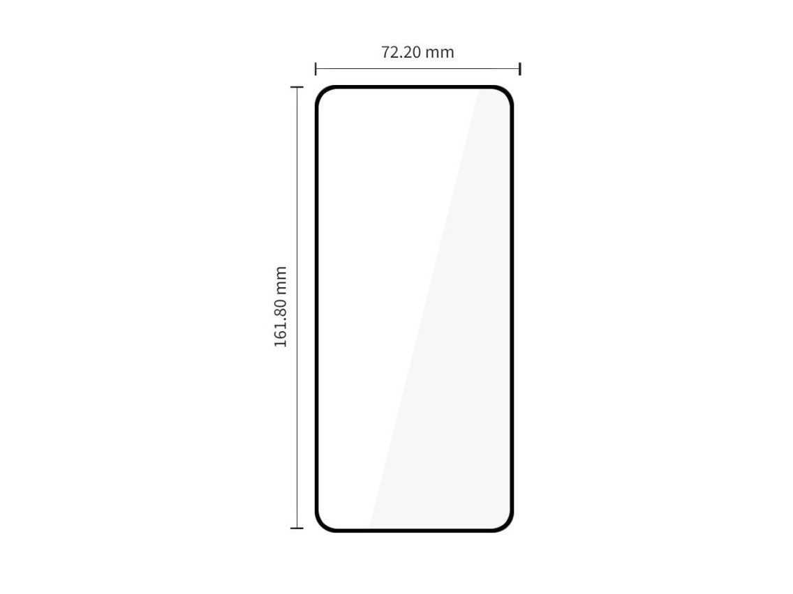 Protector de pantalla de vidrio templado Tech-Protect Glass Fit+ (paquete de 2) para Motorola Moto G