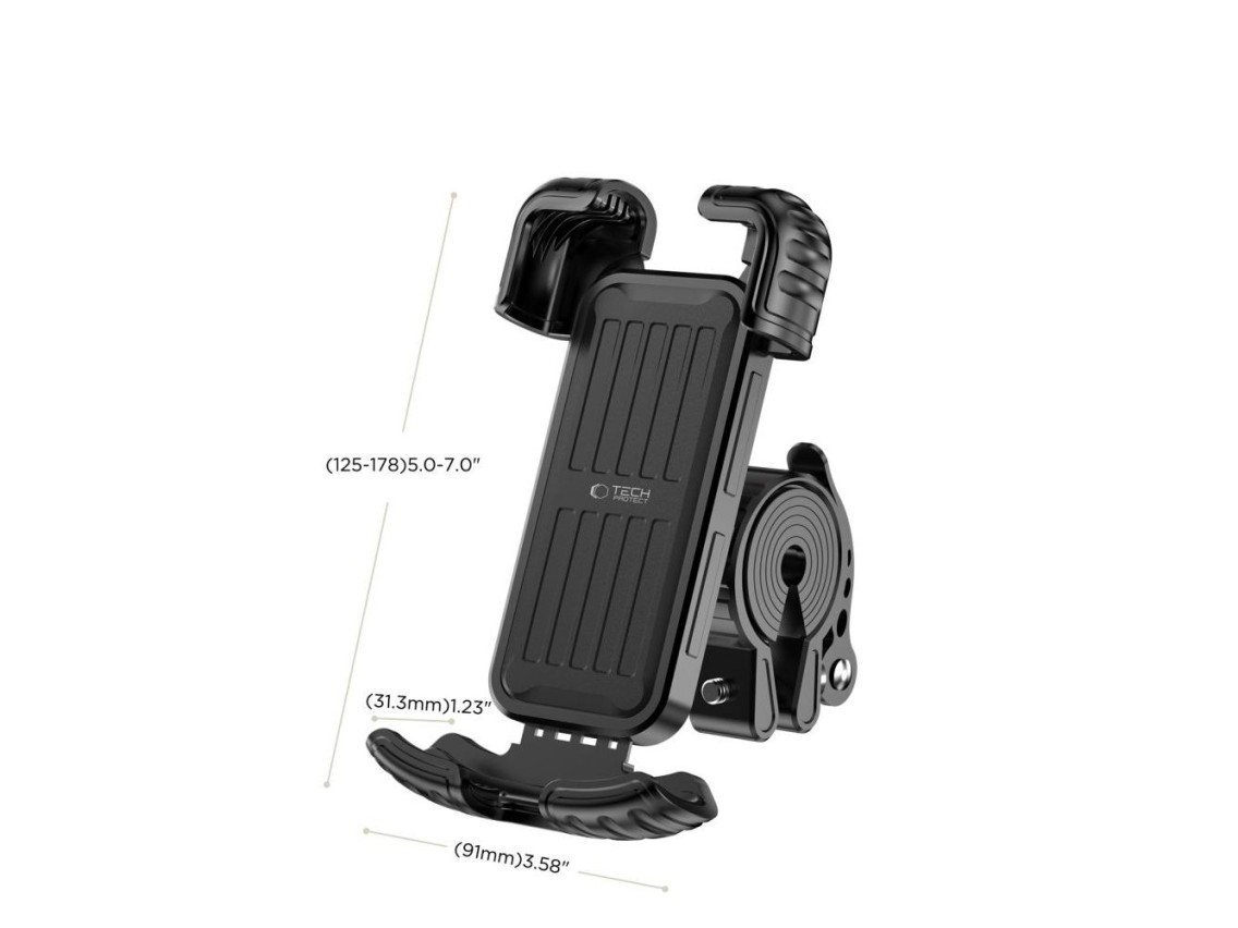 Soporte para manillar Tech-Protect V7 - Negro