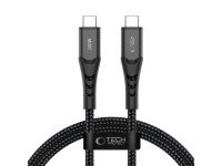 Tech-Protect Ultraboost UB11T USB-C / USB-C PD 100W / QC3.0 Cable 100 cm - Black