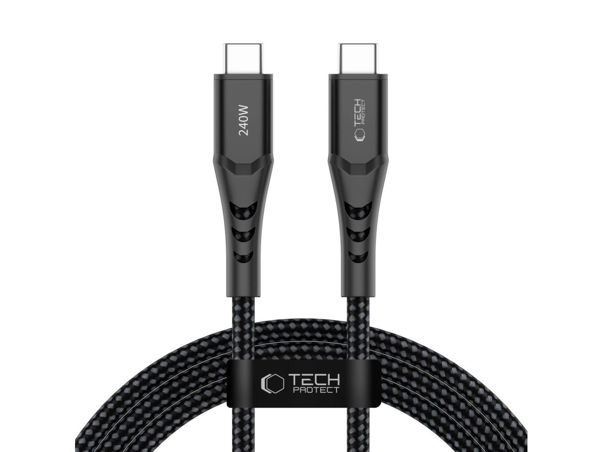 Tech-Protect Ultraboost UB11T USB-C / USB-C PD 240W / QC3.0 Cable 200 cm - Black