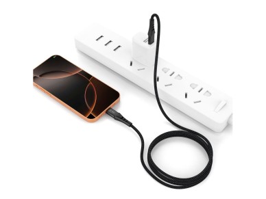 Tech-Protect Ultraboost UB11T USB-C / USB-C PD 240W / QC3.0 Cable 200 cm - Black Tech-Protect Ultraboost UB11T USB-C / USB-C PD 240W / QC3.0 Cable 200 cm - Black