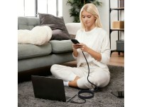 Cable Tech-Protect Ultraboost UB11T USB-C / USB-C PD 240W / QC3.0 de 200 cm - Negro Cable Tech-Protect Ultraboost UB11T USB-C / USB-C PD 240W / QC3.0 de 200 cm - Negro