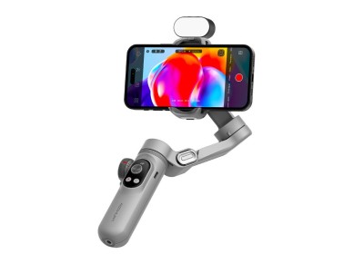 Gimbal AOCHUAN X Pro com ilumina��o RGB (cinza)
