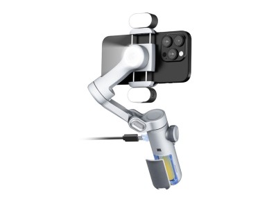 Gimbal AOCHUAN X Pro com ilumina��o RGB (cinza)