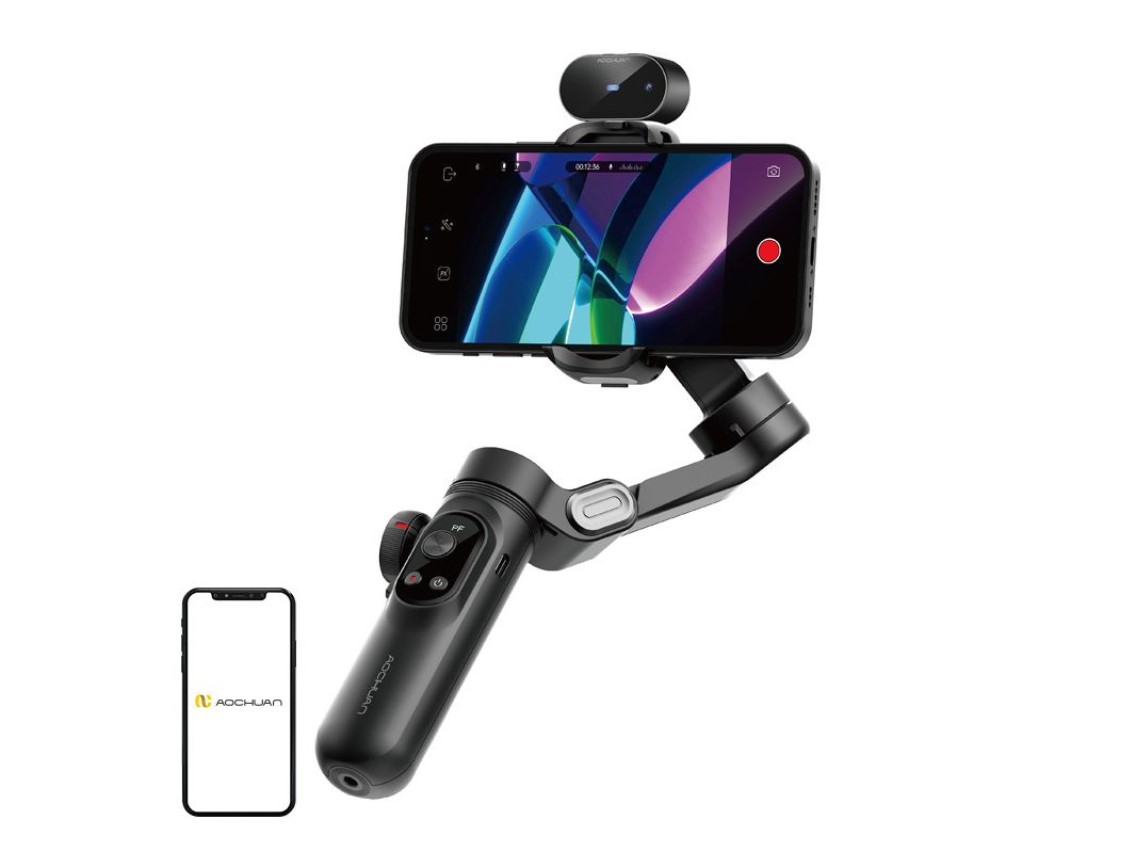 AOCHUAN X Pro Gimbal with AI Sensor (Black)