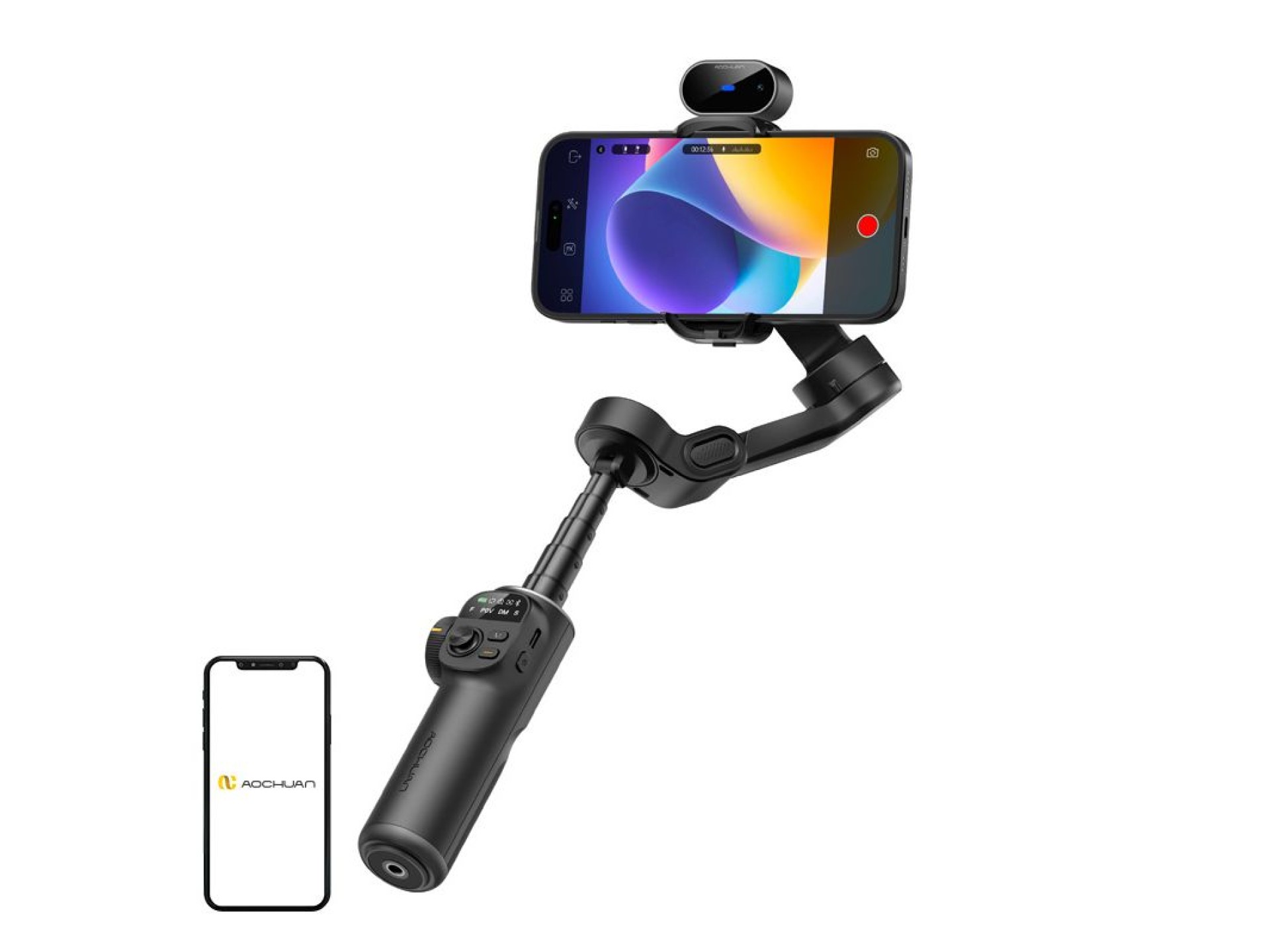 AOCHUAN X2 Gimbal with AI Sensor (Black)