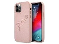 Funda rígida Guess GUHCP12LRSAVSRG para iPhone 12 Pro Max de 6,7" en color rosa/rosa con diseño Saff Funda rígida Guess GUHCP12LRSAVSRG para iPhone 12 Pro Max de 6,7" en color rosa/rosa con diseño Saff