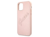 Funda rígida Guess GUHCP12LRSAVSRG para iPhone 12 Pro Max de 6,7" en color rosa/rosa con diseño Saff Funda rígida Guess GUHCP12LRSAVSRG para iPhone 12 Pro Max de 6,7" en color rosa/rosa con diseño Saff