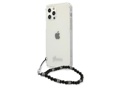 Guess GUHCP12LKPSBK iPhone 12 Pro Max 6.7" Transparent hardcase Black Pearl Guess GUHCP12LKPSBK iPhone 12 Pro Max 6.7" Transparent hardcase Black Pearl
