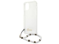 Capa rígida transparente Guess GUHCP12MKPSWH para iPhone 12/12 Pro de 6,1" na cor branca perolada Capa rígida transparente Guess GUHCP12MKPSWH para iPhone 12/12 Pro de 6,1" na cor branca perolada